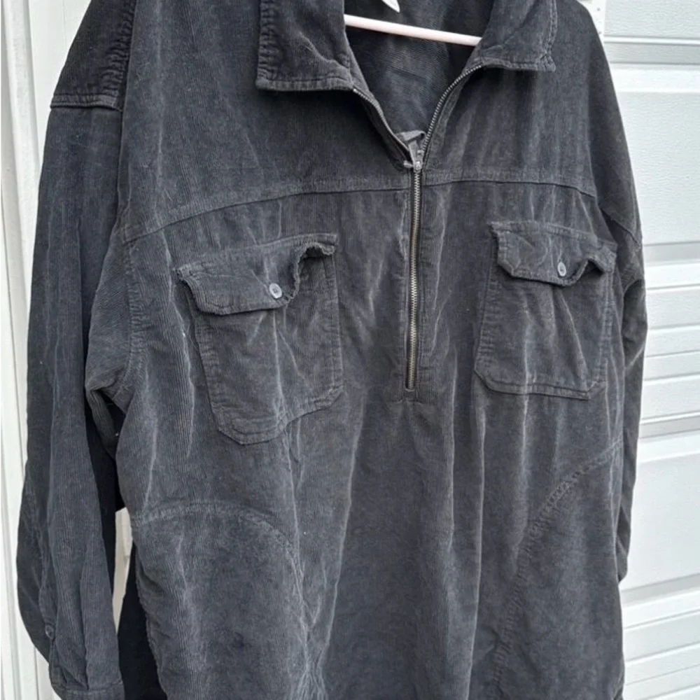 Women's Black Casual Button Down Shirt - Picture 2 of 5